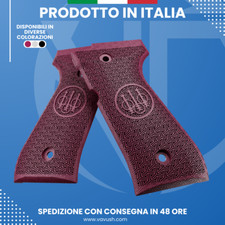 Custom Grips Guancette / Guance Colore Vinaccia per BERETTA Mod 92 96 98 FS 