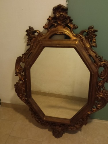 Specchio parete ottagonale - specchio,