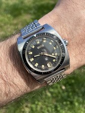 Orologio Watch Revue Diver Sub Automatic Vintage Swiss Rare 