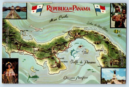 Repubblica panama cartolina - repubblica,
