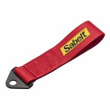 SABELT GANCIO TRAINO RACING TUNING STOFFA LACCIO ABARTH 500 595 TOW STRAP ROSSO
