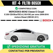 KIT BOSCH 4 Filtri tagliando
