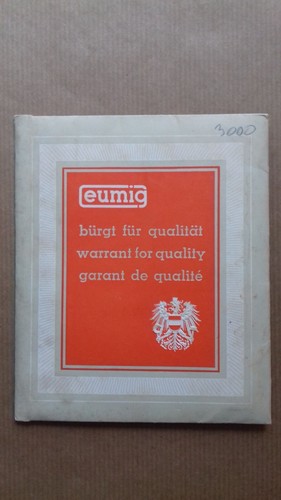 Eumig proiettore libretto - p8, .
