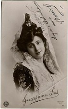 1905 Milano - Ritratto di donna con velo bianco - FP B/N VG