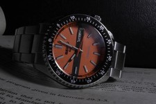 Orologio Uomo Vintage Seiko 5 Sport Arancione Samurai Automatico Made in Japan Diver