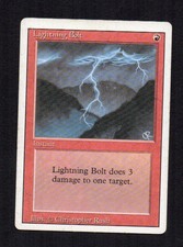 MTG  Fulmine  Lightning Bolt