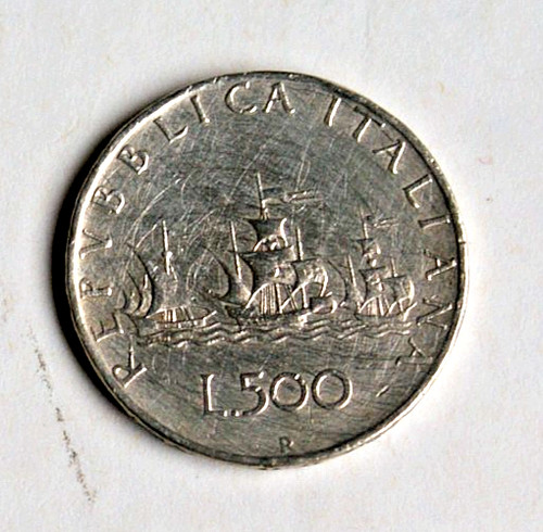 500 lire argento caravelle - 500,