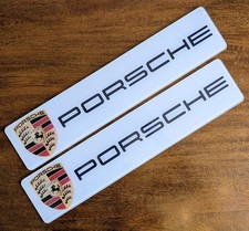 Coppia targhe porsche show - porsche,