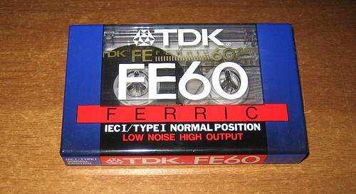Cassetta audio tdk fe60 ferric - tdk,