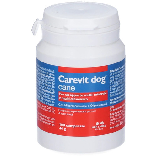 Carevit dog 100 compresse - dog,