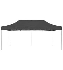 Gazebo Professionale Pieghevole Alluminio 6x3 m Antracite