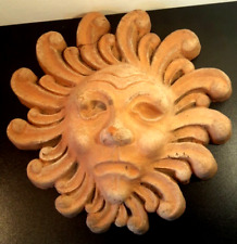 MASCHERONE - DECORAZIONE IN TERRACOTTA - DA PARETE- FATTO A MANO - IN COCCIO