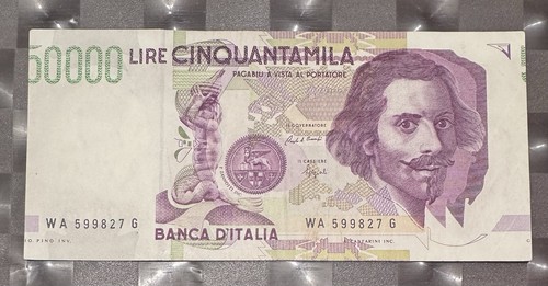 50000 lire bernini tipo - ii,