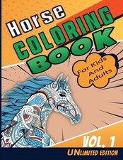 Hut - Horse Coloring Book