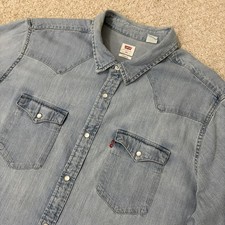 Levi's Camicia Denim Uomo Blu