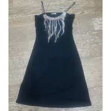 Vintage Divina MadeinItalyAmazing and Sexy Black swarovsky dress