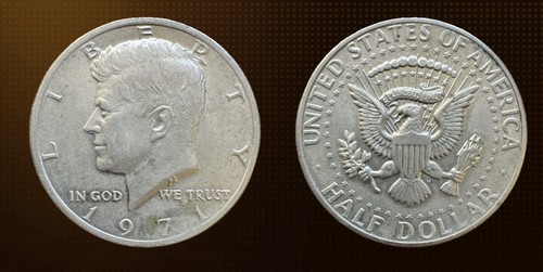 Moneta usa mezzo dollaro - moneta,
