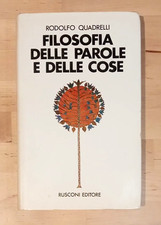 FILOSOFIA DELLE PAROLE E DELLE