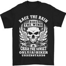 Race The Wind Biker Moto Uomo