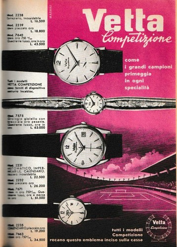 Pubblicita 1961 orologio - 1961,