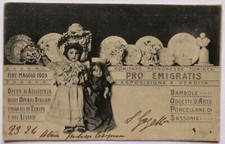 Cartolina Assistenza Operai Italiani Emigrati Europa Pro Emigratis T16