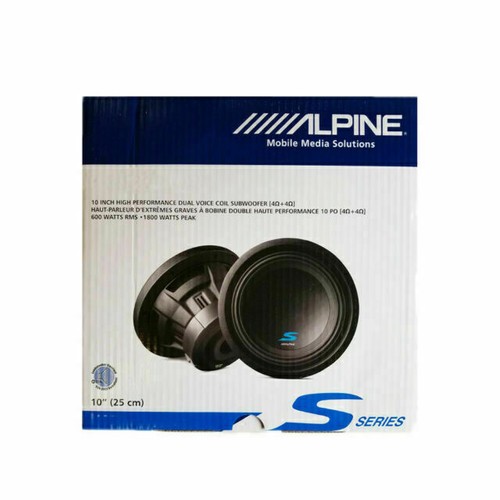 Alpine w10d4 1800w - 1800w, 10"