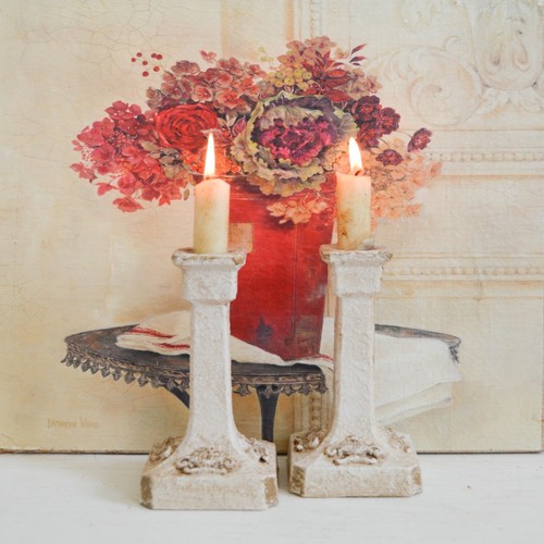 Coppia portacandele vintage - portacandele,