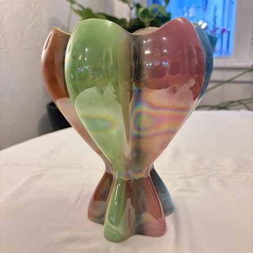Vaso smaltato vintage sicas - vaso, 9"