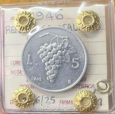 REPUBBLICA ITALIANA 5 LIRE UVA
