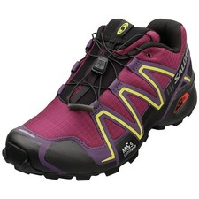 Salomon Speedcross 3 scarpe da ginnastica unisex alla moda in prugna - 8,5 UK