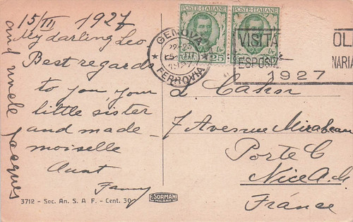 57c cartolina genova - 25-57c),