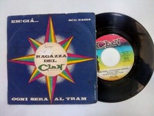 VINILE 45 GIRI CELENTANO LA RAGAZZA DEL CLAN / EH GIA' OGNI SERA AL TRAM 45 GIRI