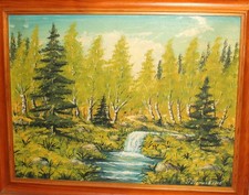 Dipinto ad olio paesaggio