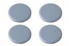 Meister 645796 EasyGlider autoadesiva 30 mm di diametro 4 pezzi grigio