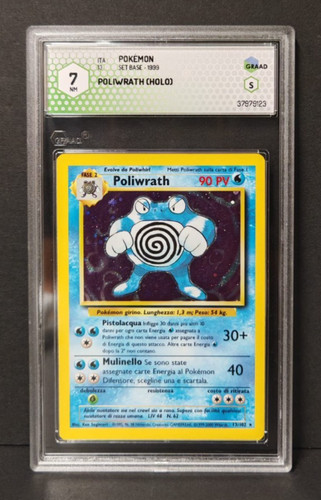 Poliwrath holo set base - poliwrath,
