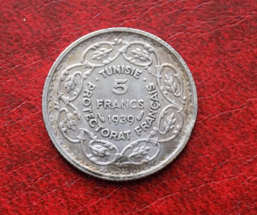 Tunisia franchi 1358 1939 - franchi,