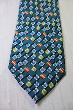 FENDI ROMA 100% SETA SILK TIE CRAVATTA NECKTIE MADE ITALY VINTAGE CLASSIC