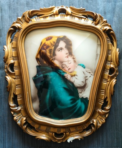 Madonna con bambino cornice - cornice, in