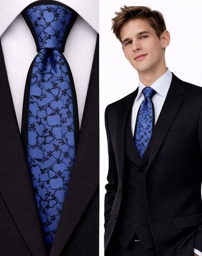 Cravatta slim uomo 7cm - slim,