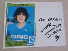 autografo su foto lucida Diego