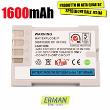 BATTERIA OLYMPUS BLM-5 1600mAh