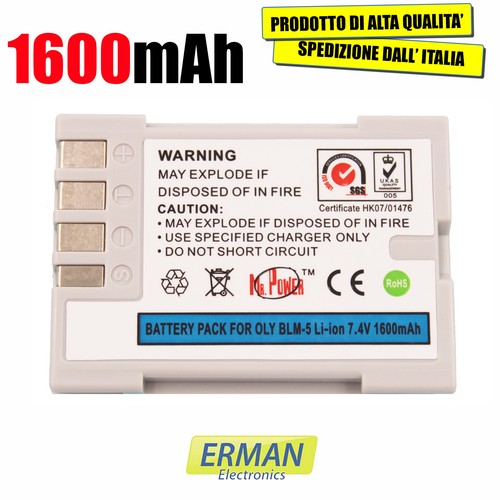 Batteria olympus blm 1600mah - olympus,