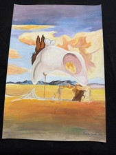 SALVADOR DALI disegno e quadro