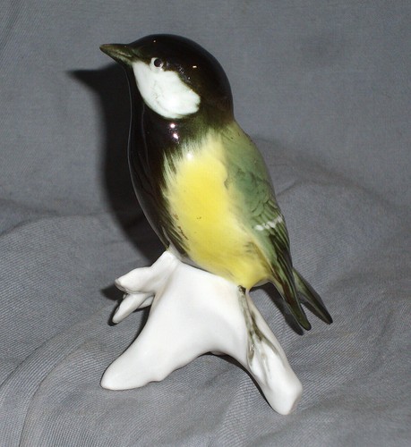 Figura porcellana kohlmeise - figura,