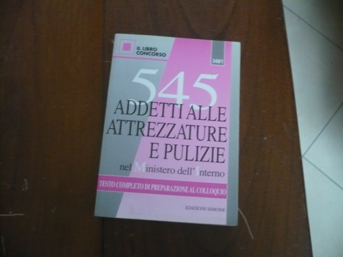 545 addetti attrezzature - addetti, e