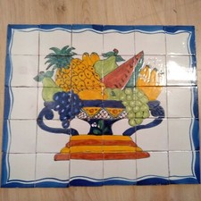 Decorative  piastrelle  in ceramica dipinte e realizzate a mano 30 matonelle