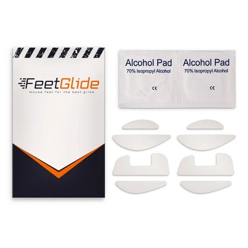 Pattini feetglide per logitech - pattini,