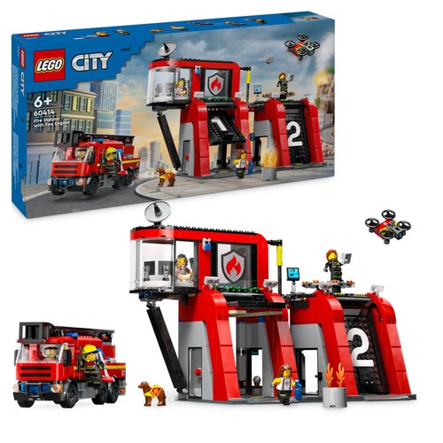Lego city caserma dei pompieri - lego,