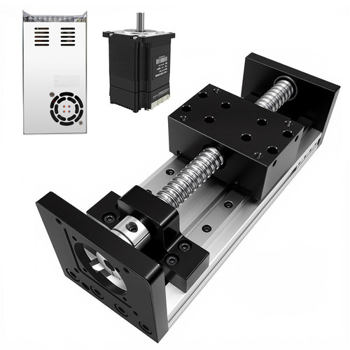 Asse lineare cnc con - con, motore
