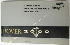 ROVER 2000 SC/TC/Auto Manuale